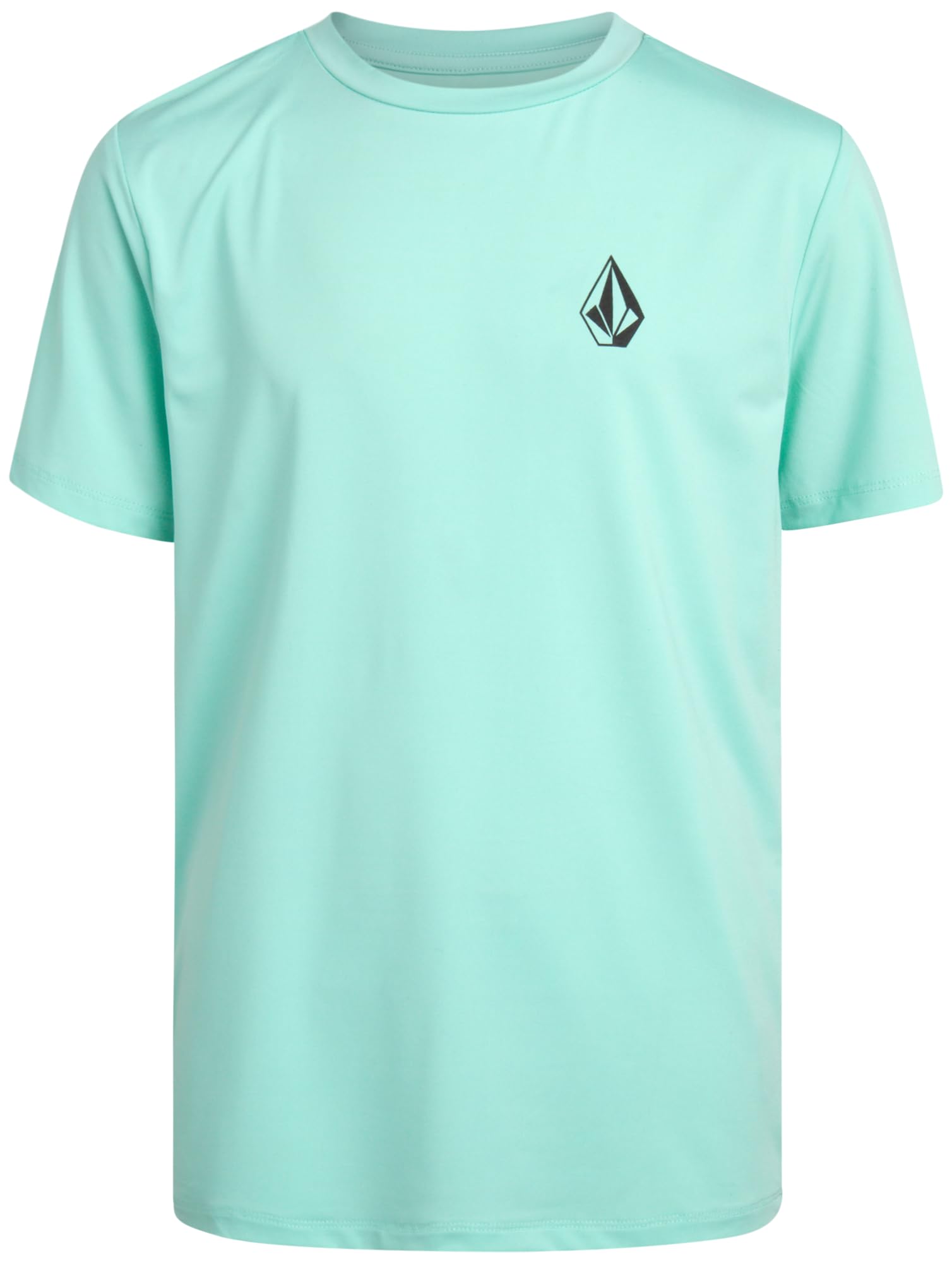 Photo 1 of Volcom Boys' Rash Guard Shirts - UPF 50+ Quick Dry Sand and Sun Protection Swim Shirts - Kids Swimwear T-Shirt ), Size Medium, Aqua
