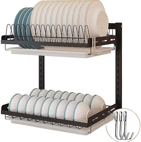 MHRCJ Escurrir Estante - Estante for Platos Encima del Fregadero