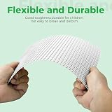 Lekebaby 8 Pack Peel and Stick Building Base Plates 10x10 White ABS view 7