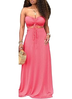 cluster 2pcs women suits wrapped crop top skirt set party club maxi dress at amazon women s clothing store cluster 2pcs women suits wrapped crop