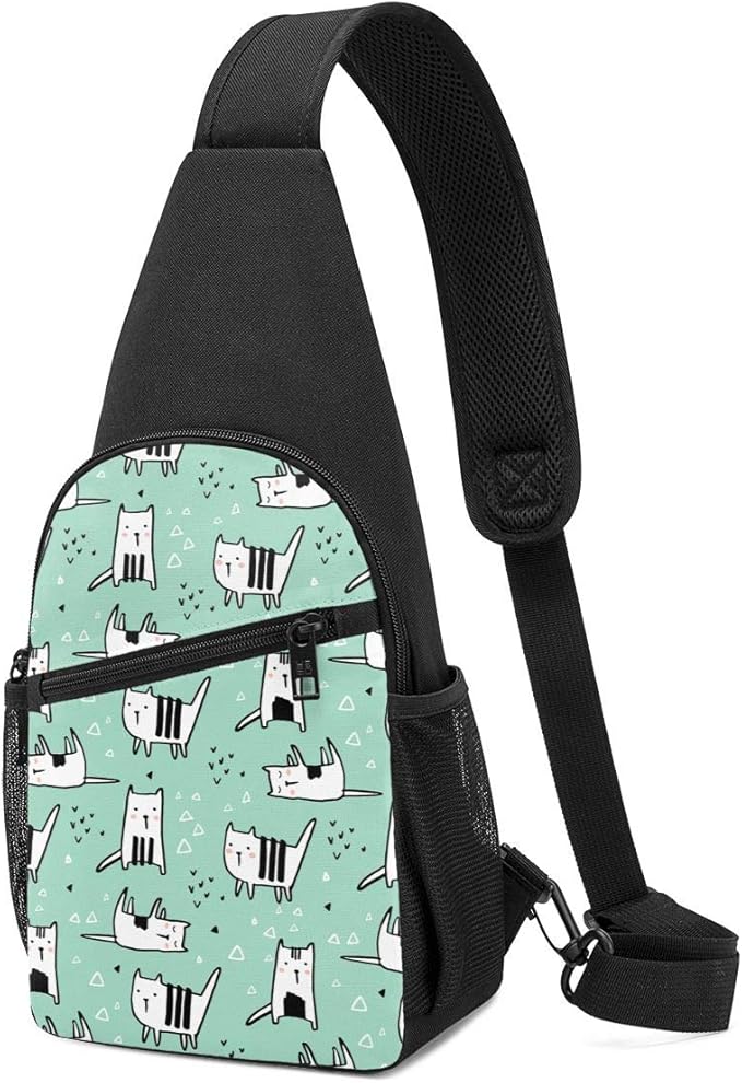Fun Cats Sling Backpack Shoulder Crossbody Bag Amazon.ca Clothing