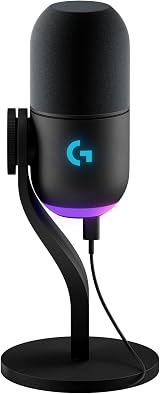 Logitech G Yeti GX Dynamic RGB USB Gaming Microphone Black view 1