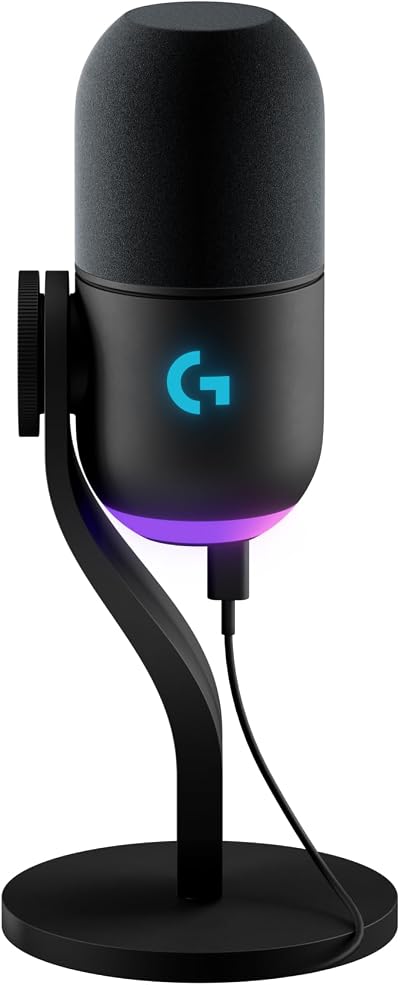 Logitech G Yeti GX Dynamic RGB USB Gaming Microphone Black