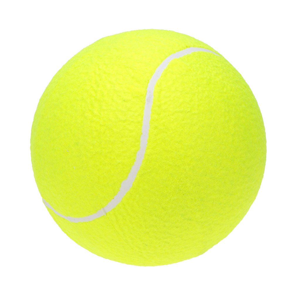Lixada 9.5" Oversize Giant Tennis Ball for Dogs and Tennis Lovers Dog Toy Uninflated