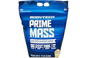 BODYTECH Prime Mass - Vanilla (12 lbs./17 Servings)