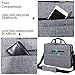 BRINCH New Style 17.3 Inch Nylon Shockproof Carry Laptop Case Messenger Bag For 17-17.3 Inch Laptop/Notebook/MacBook/Ultrabook/Chromebook with Shoulder Strap Handles and Various Pockets (Grey)