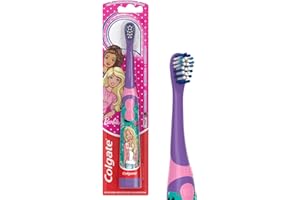 Colgate Kids Battery Powered Toothbrush, Barbie, Extra Soft, 1 Count
