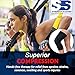 Best Strength Knee Compression Sleeve - Strength Sleeves Brand Knee Support Guaranteed Best Recovery Brace for Knees Wrap for Leg Pain, Patella Knee, Arthritis, Running, Weightlifting, Workout