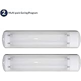Five Oceans Fluorescent Interior Light Bar, 2 Pack RV Lights Interior, Dual Tube Ceiling Light with On-Off Rocker Switch, 12 Volts, for Car, RV, Trailer, Trucks, Camper, Boat - FO2202-M2