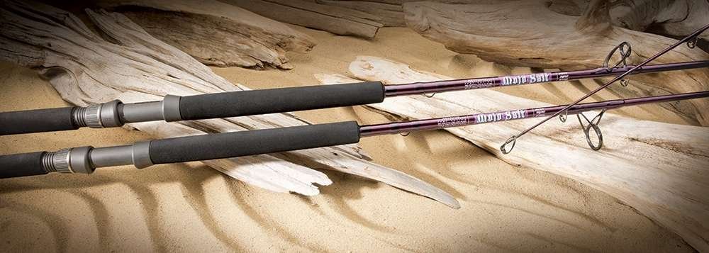 St. Croix Mojo Salt Graphite/Glass Saltwater Spinning Fishing Rod with Art and IPC Technology