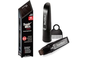 TouchBack PRO Gray Root Touch Up Marker Applicator - Real Hair Color Dark Brown