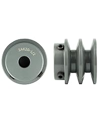 QWORK Double Groove Web Sheaves, 2.05"OD 1/2" Bore