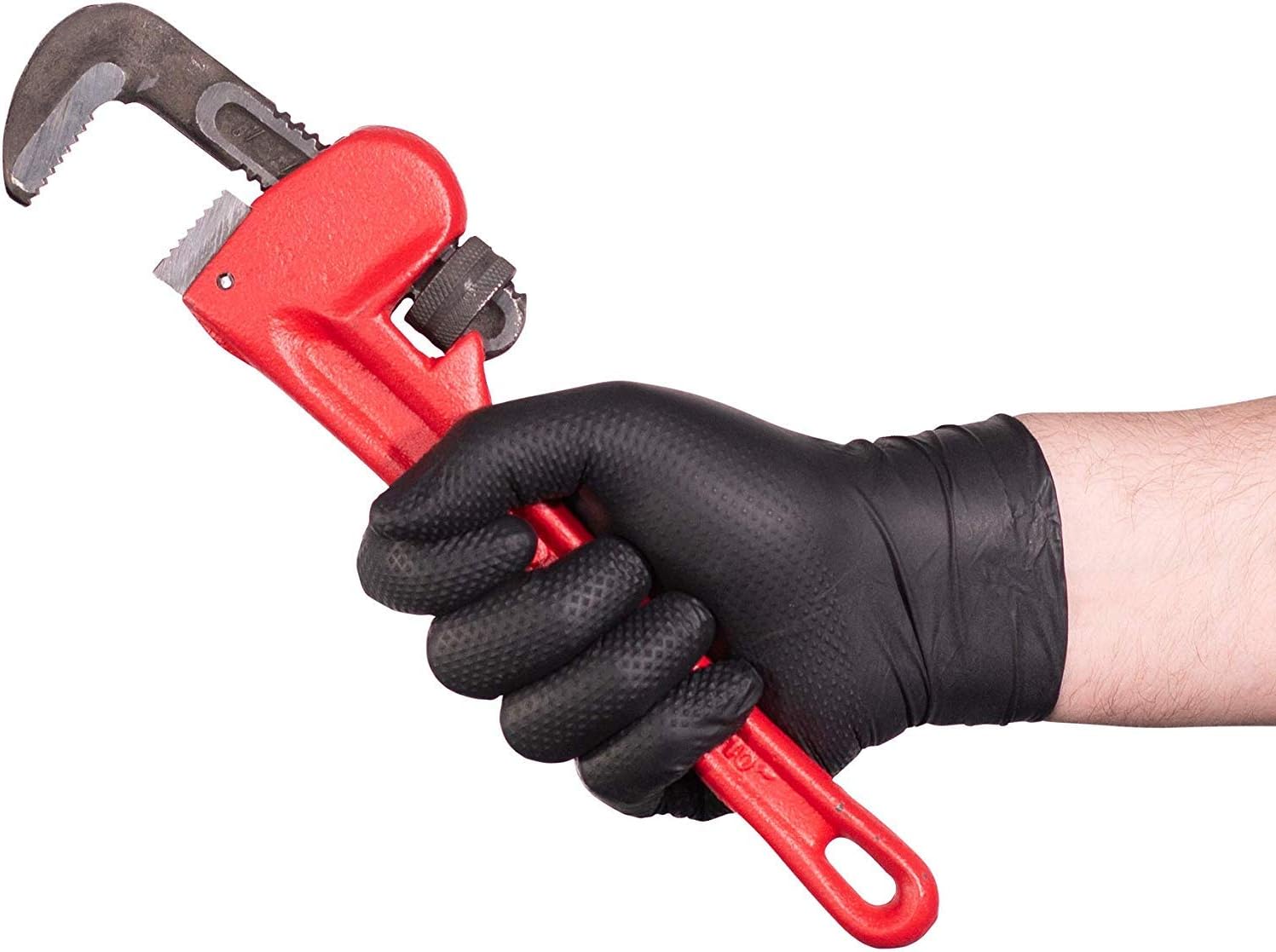 TxT Health -Black Nitrile Gloves, X Large - Disposable, Industrial, 5 mil, (Box of 100)