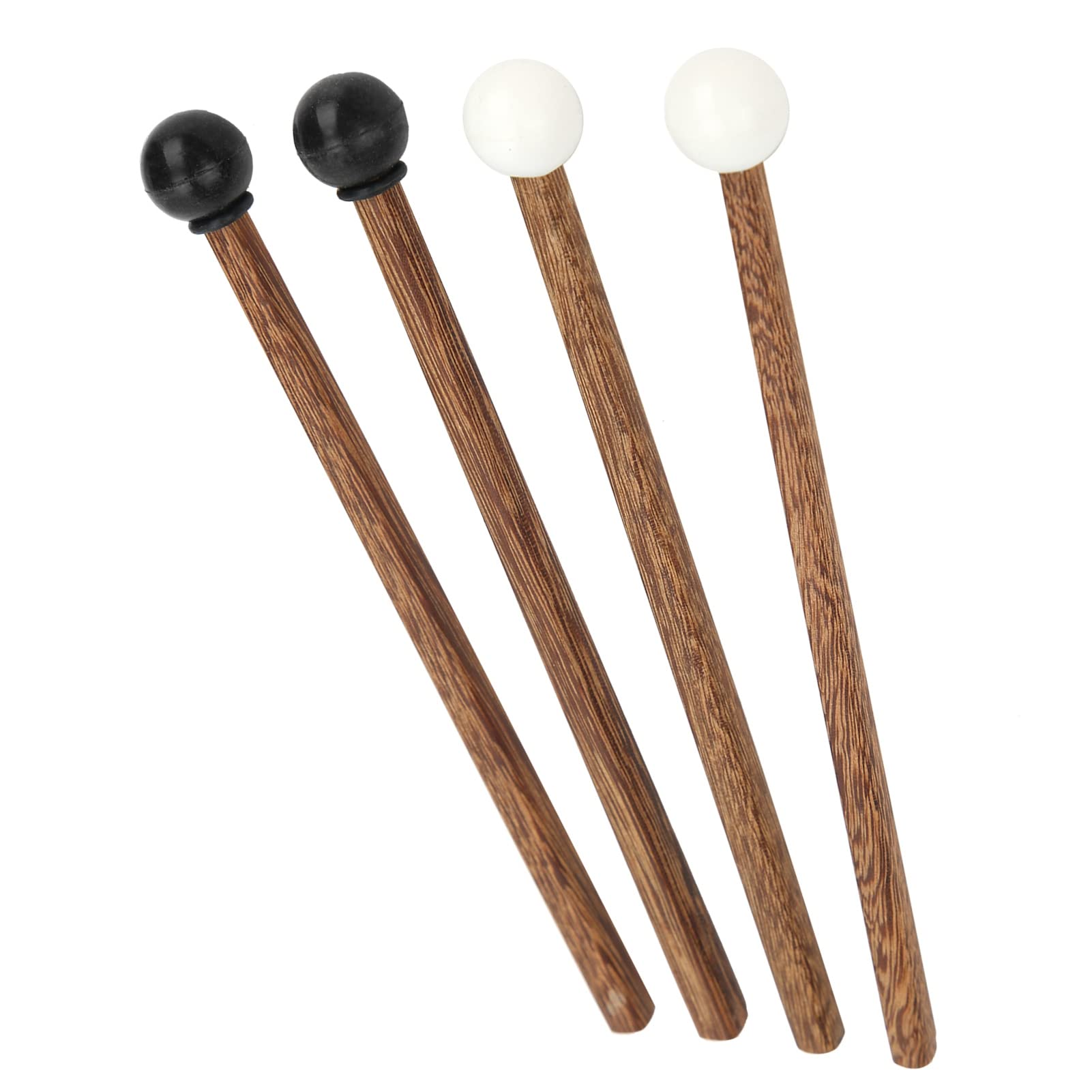 4Pcs Steel Tongue Drum Mallet Children's Rubber Drumstick Rubber Hammer Head Percussion Instrument Parts for Beginner Adult Kids 16.5cm / 6.5in