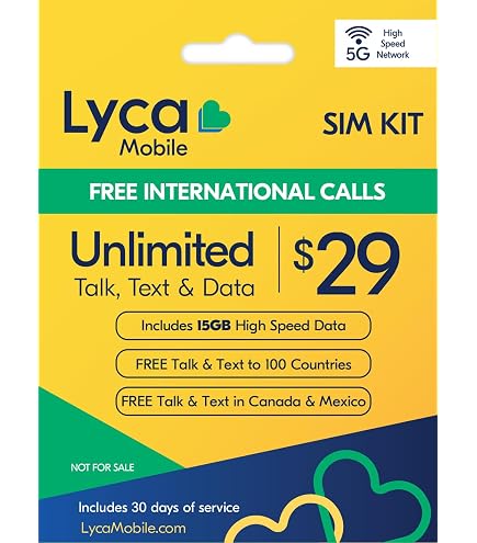Carte SIM Prépayée Lycamobile 30 Jours USA Avec 40 Go De Données 4G LTE %c3%a0 Haute Vitesse Appels Et Textos Internationaux Vers Plus De 100 Pays Activation Rapide Carte Sim Mobile Us Triplecoupe P 297028