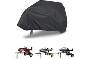 SHMILY Log Splitter Cover - Waterproof Heavy-Duty (83"x45"x39") Suitable for 15-37 Tons Gas or Electric Log Splitter - Black 