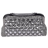 Fawziya Metal Frame High Class Party Women's Crystal Handbag