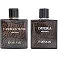 RAYHAAN 2-Piece Fragrance Bundle for Men, (3.4 Oz Imperia Eau De Parfum Spray + 3.4 Oz Imperia Intense Eau De Parfum Spray)