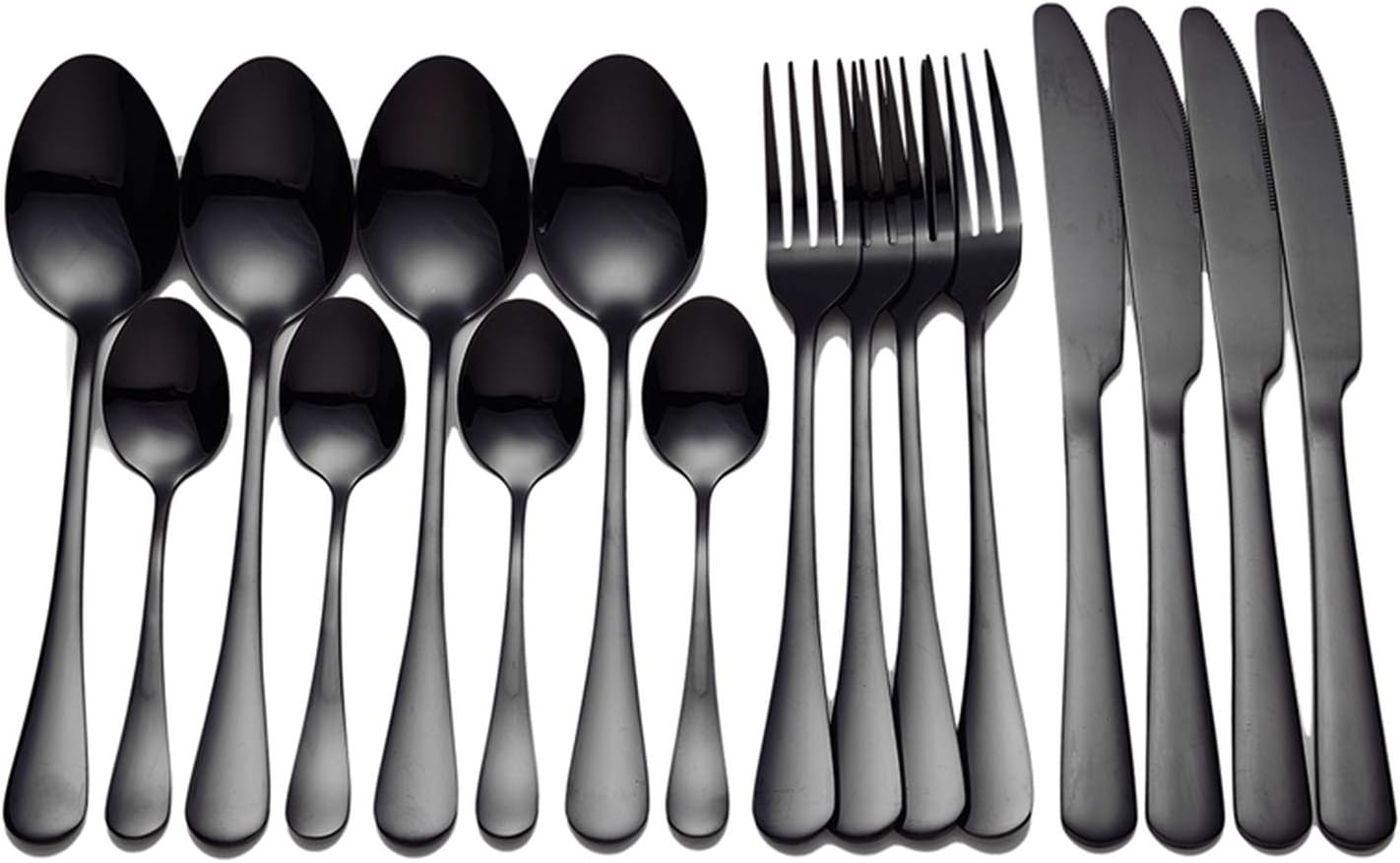 Wboll Black Tableware Stainless Steel Cutlery Forks