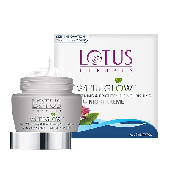 lotus herbals whiteglow skin whitening & brightening gel crème