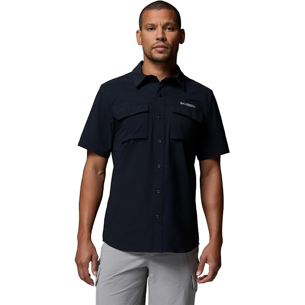 Columbia Summit Valley-Camicia a Maniche Lunghe in Tessuto Maglietta da Escursionismo, Nero, XS Donna