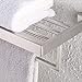 KES Bathroom 24 Inch Towel Racks with Shelf Wall Mount Hotel style,Brushed SUS 304 Stainless Steel, A2510-2