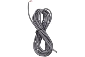 Shielded Guitar Pickup Wire, Grey 2 Conductors 3.2mm Diameter Circuit Connecting Wire