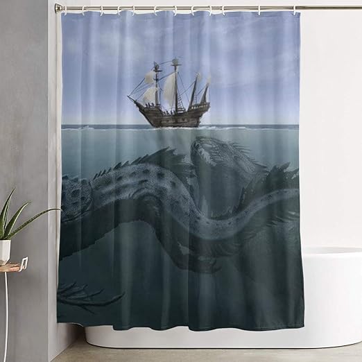 Amazon Com Double Sea Monster Under Sea Monster Bathroom Unique