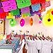 Neumx 2 Pack Mexican Banner Multi- Colored Papel Picado Party Garland Decorations 19 Feet Long & 10 Plastic Panels Each Banner