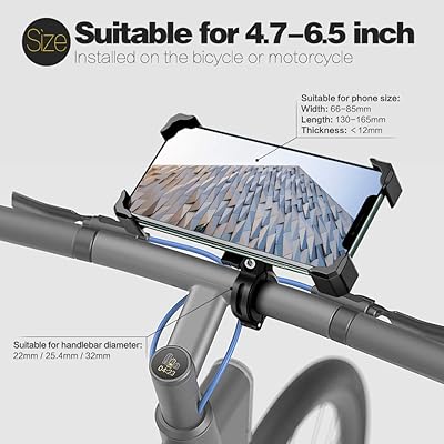 Buy 1S Quick Release Tiakia Bike Phone Mount Bicycle u0026 Motorcycle 