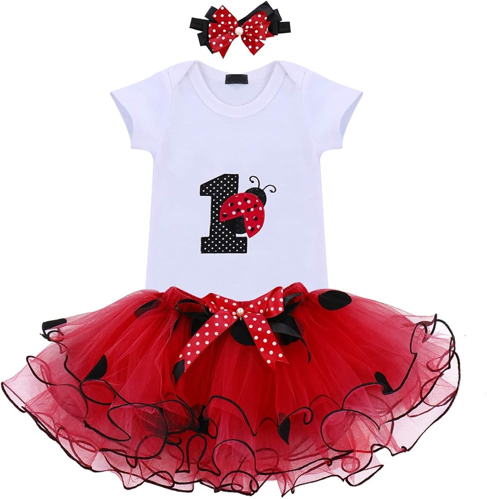 ladybug 1st birthday outfit