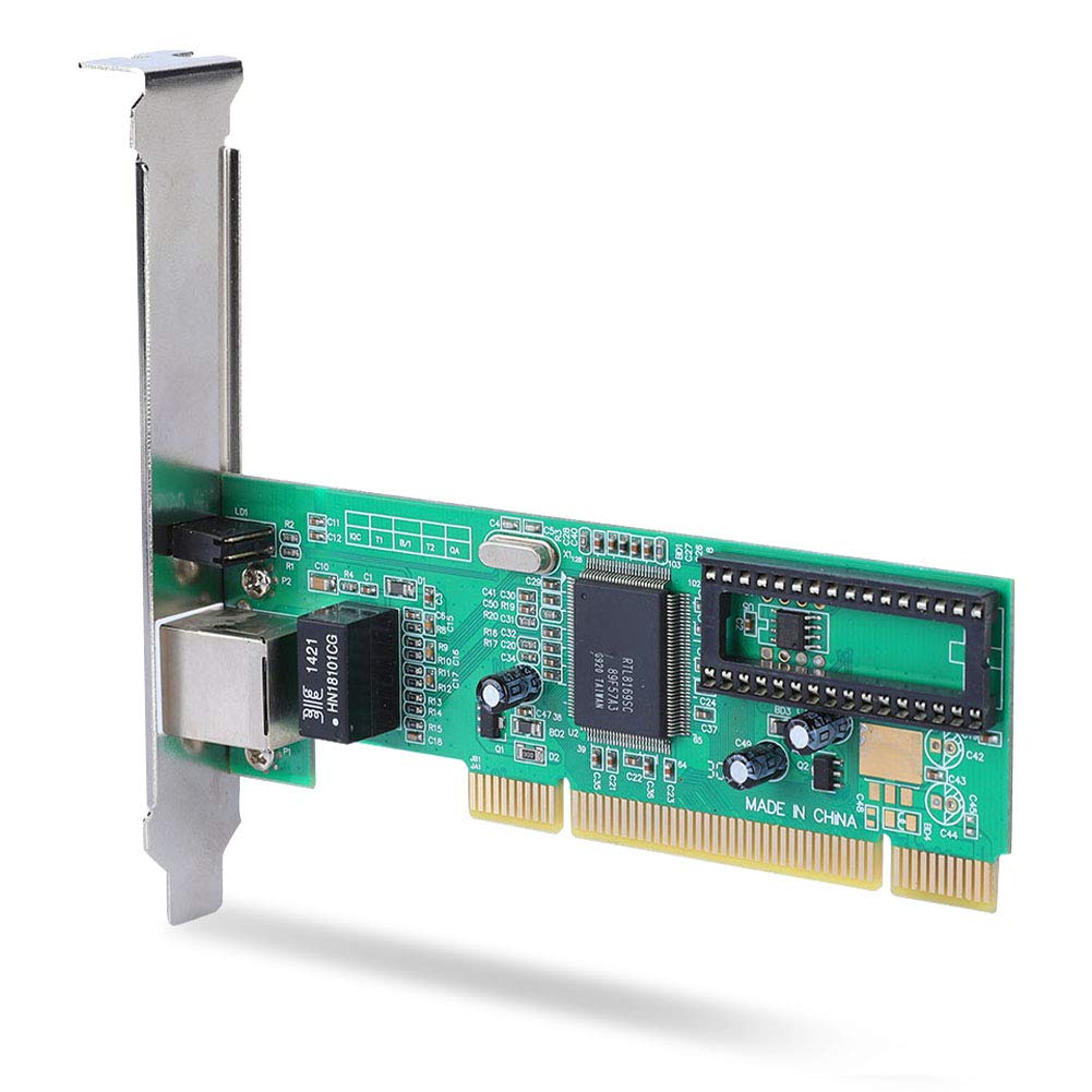 Oumij Gigabit PCIe Network Card (PCI-E/PCI Express), 10/100/1000 Mbps PCI Express Ethernet Adapter Card, a Realtek 8169 RJ45 LAN Adapter Converter for Desktop PC for WINDOWS7/8/10/LINUX.
