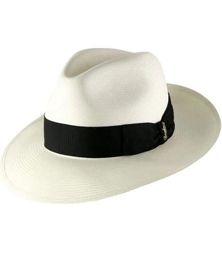 Borsalino Marrone Hat Women/Men Brown 7 3/8 at Amazon Men's