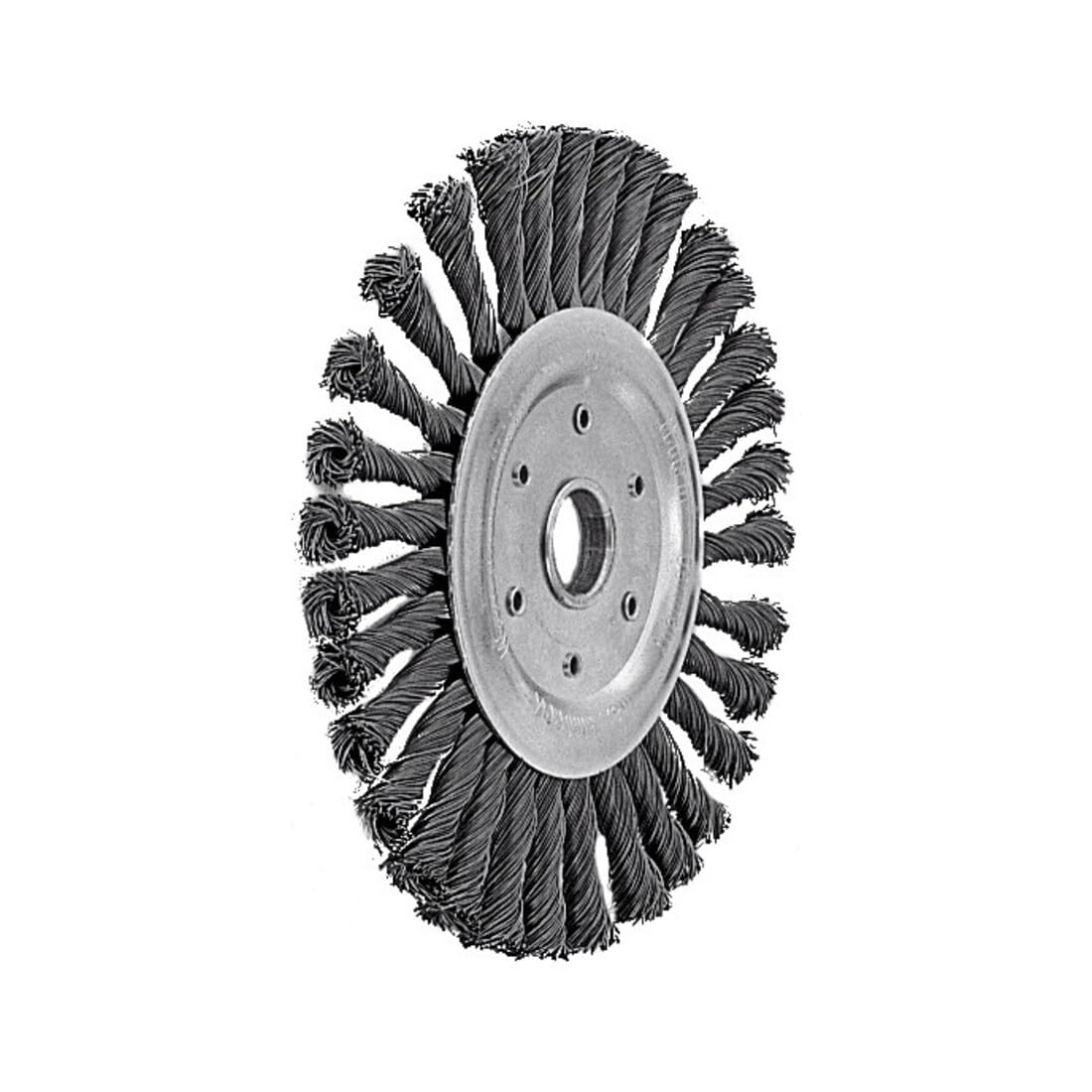 Lessman Knot Wheel Brush 115x12x22.2 Stainless Steel