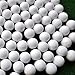 TOYMYTOY 24pcs Plastic Golf Balls Game Toy Balls Indoor Outdoor Practice Balls for Kids Children Golfer (White)