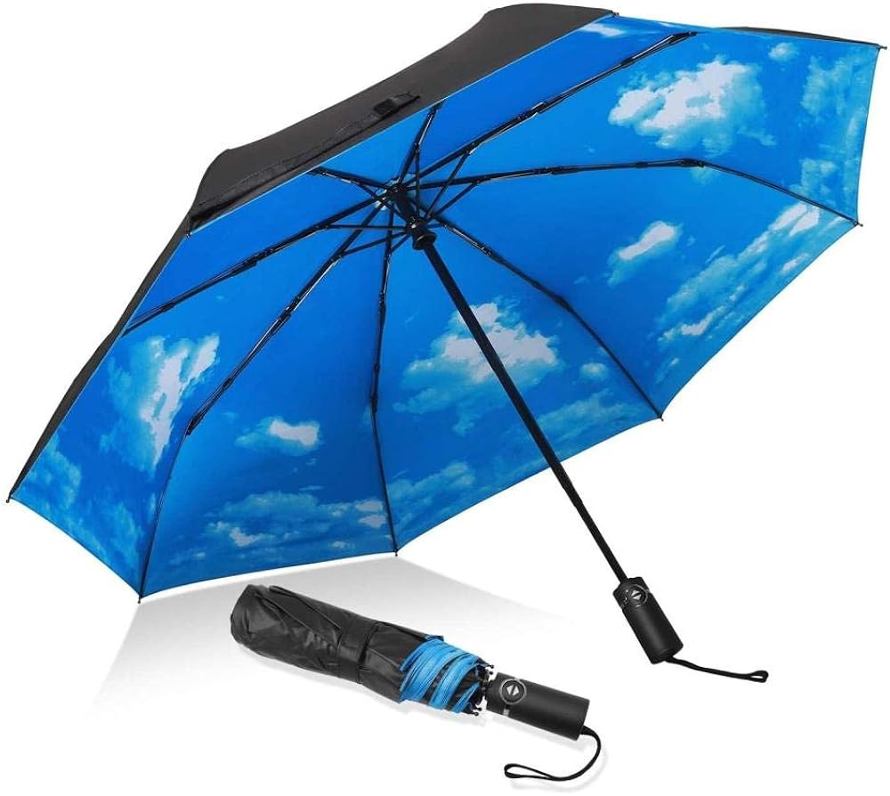 Ombrello pieghevole Ombrello da viaggio compatto Ombrello da pioggia
