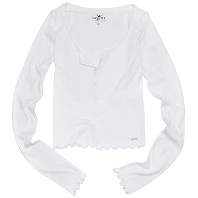 Hollister Womens Must-Have Button-Front Slim Fit Iceland Ubuy