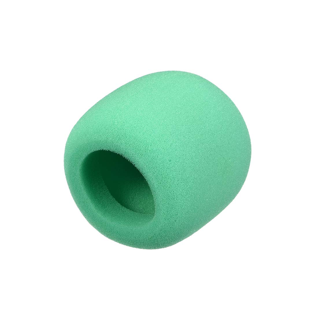 sourcing map Thicken Ball-Type Sponge Foam Mic Cover Handheld Microphone Windscreen Shield Protection Green for KTV Broadcasting