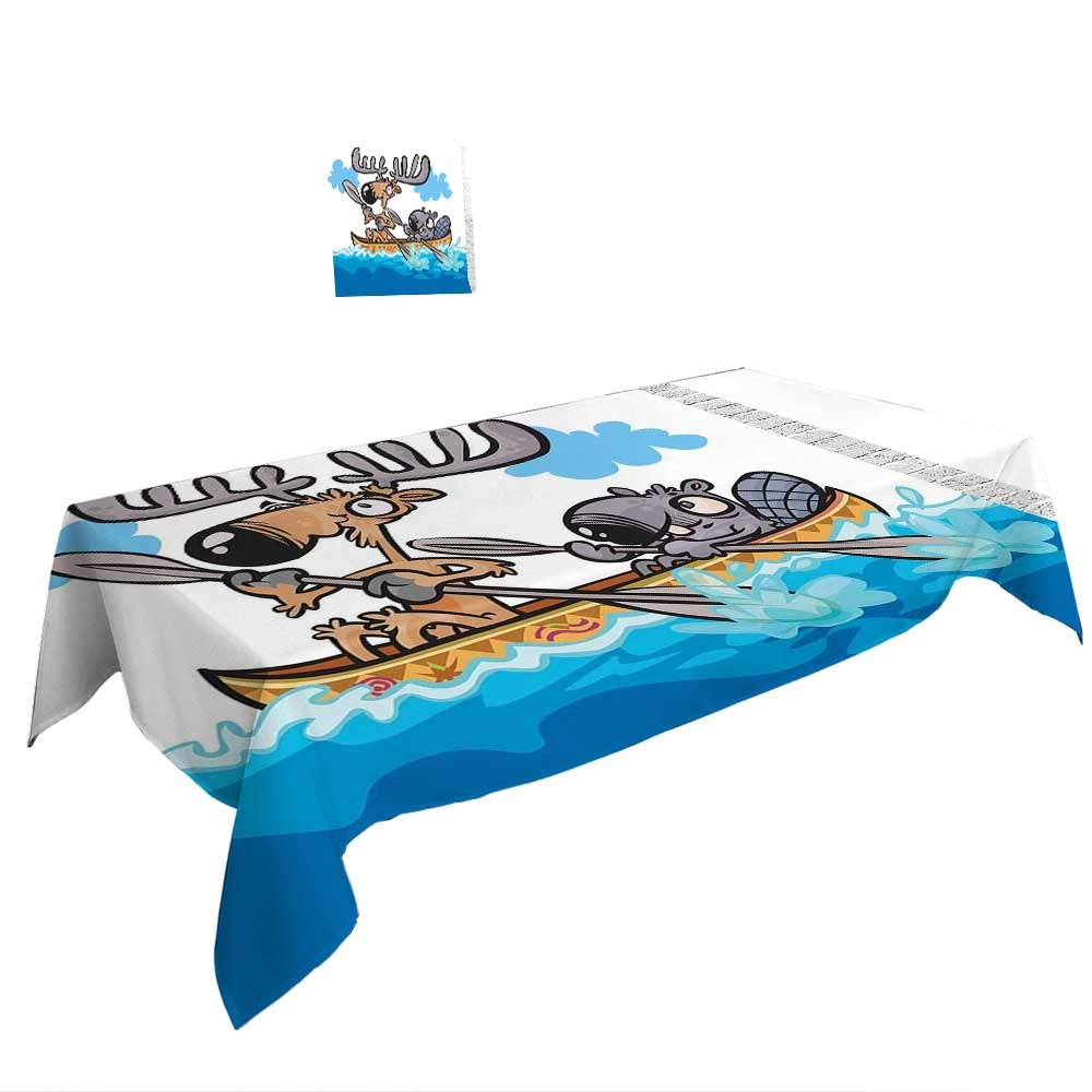 Amazon.com: Rectangle Tablecloth W70 x L120 INCH,Hamsa Decor ...