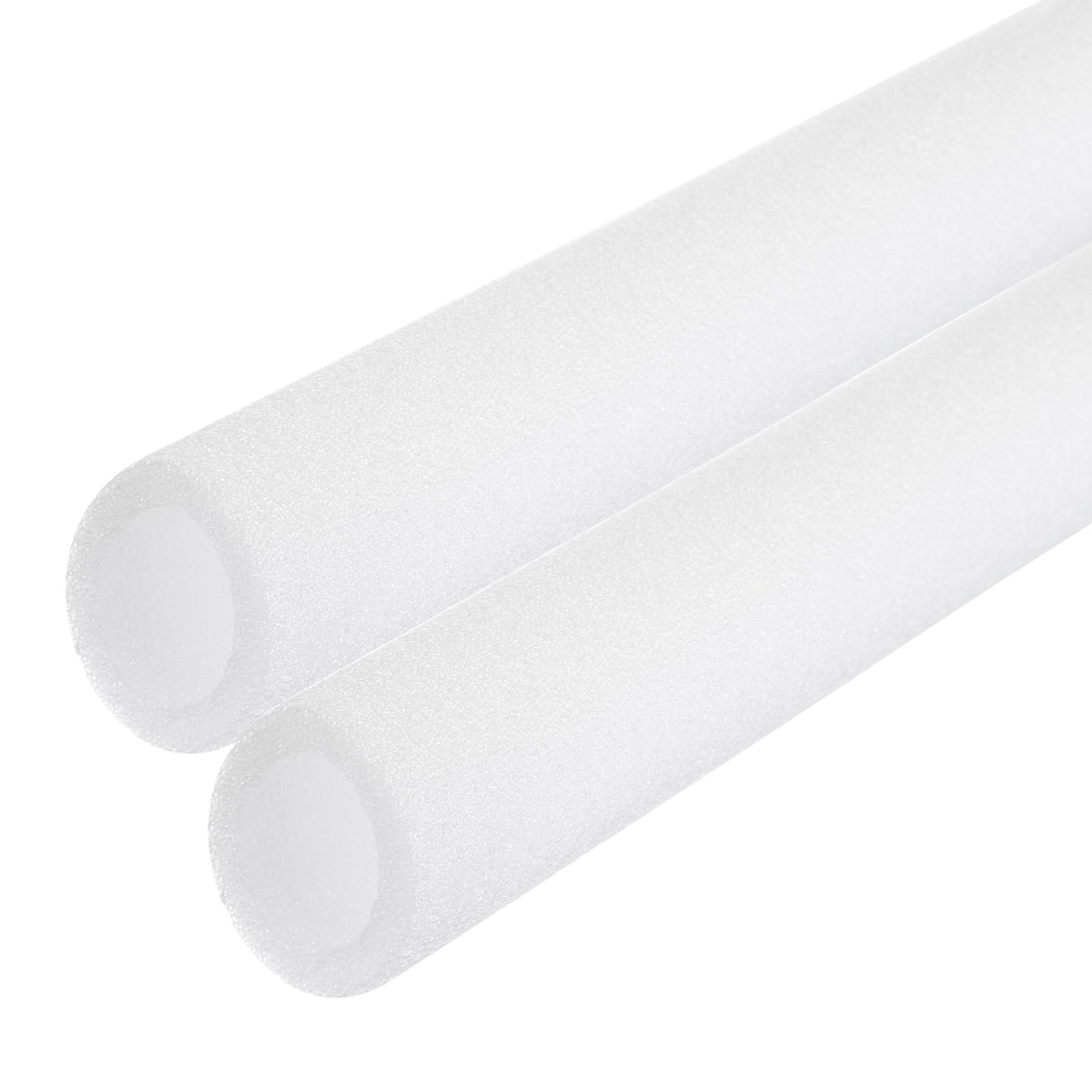 Rebower 2pcs Pipe Insulation Foam Tube 20x30mm 3ft Heat Preservation Foam Pipe [for Copper Water Pipe Freeze Protection] - White