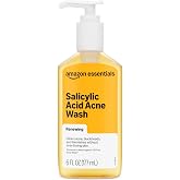 Amazon Essentials Salicylic Acid Acne Treatment Face Wash, Oil-Free, Pore Clearing, Blemish Management, 6 fl oz, Pack of 1 (Previously Amazon Basics)
