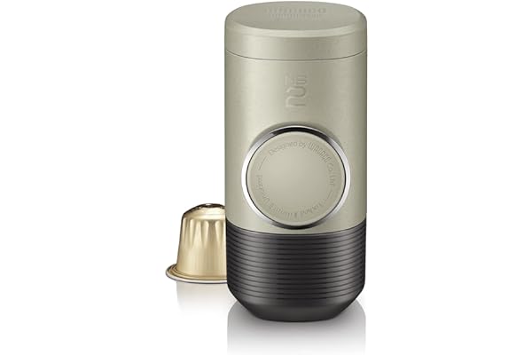 WACACO Minipresso NS2, Portable Espresso Maker Compatible with NS Original Capsules, Manually Operated, 18 Bar Small Handheld