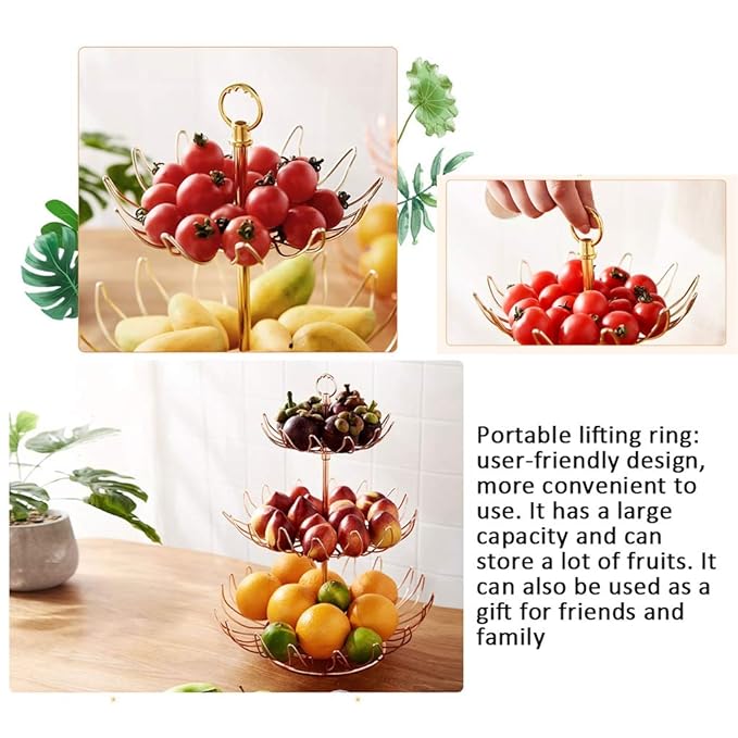 BECF Fruta Y El Soporte Vegetal, De 3 Niveles Basket, Accesorios ...