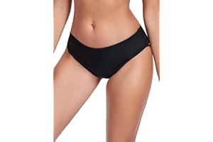 Colloyes Women's Period Swimwear for Women Leakproof Bikini Bottoms Waterproof Menstrual Swim Bottoms