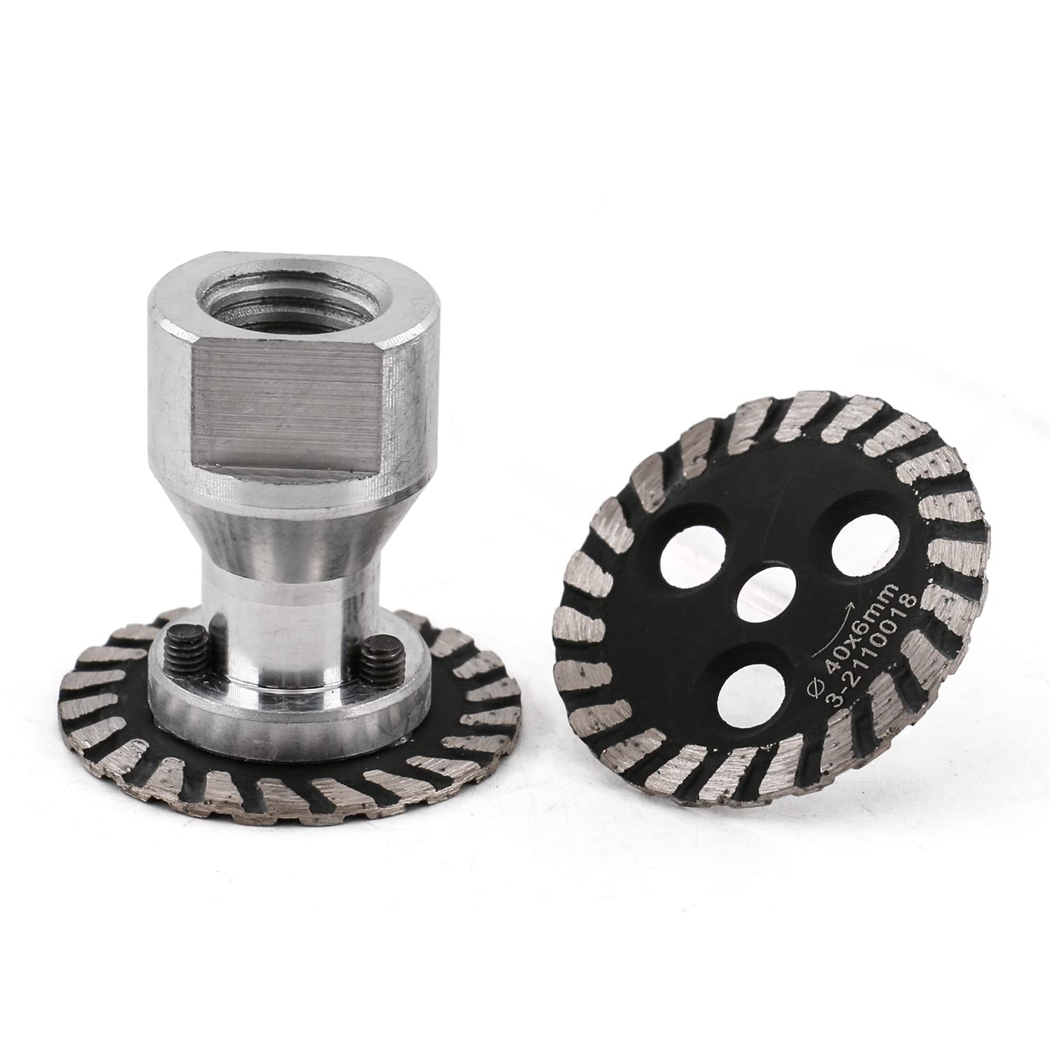 HOMESOM 40mm Diamond Saw BIade with RemovabIe FIange M14 Engraving Cutting Disc Carving Concrete Granite Sandstone