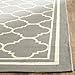 SAFAVIEH Courtyard Collection Area Rug - 9' x 12', Anthracite & Beige, Trellis Design, Non-Shedding & Easy Care, Indoor/Outdoor & Washable-Ideal for Patio, Backyard, Mudroom (CY6918-246)