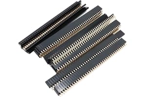 Dahszhi Female PCB Header Right Angle 40 Pin 2.54mm Pitch Connector - Pack of 20pcs