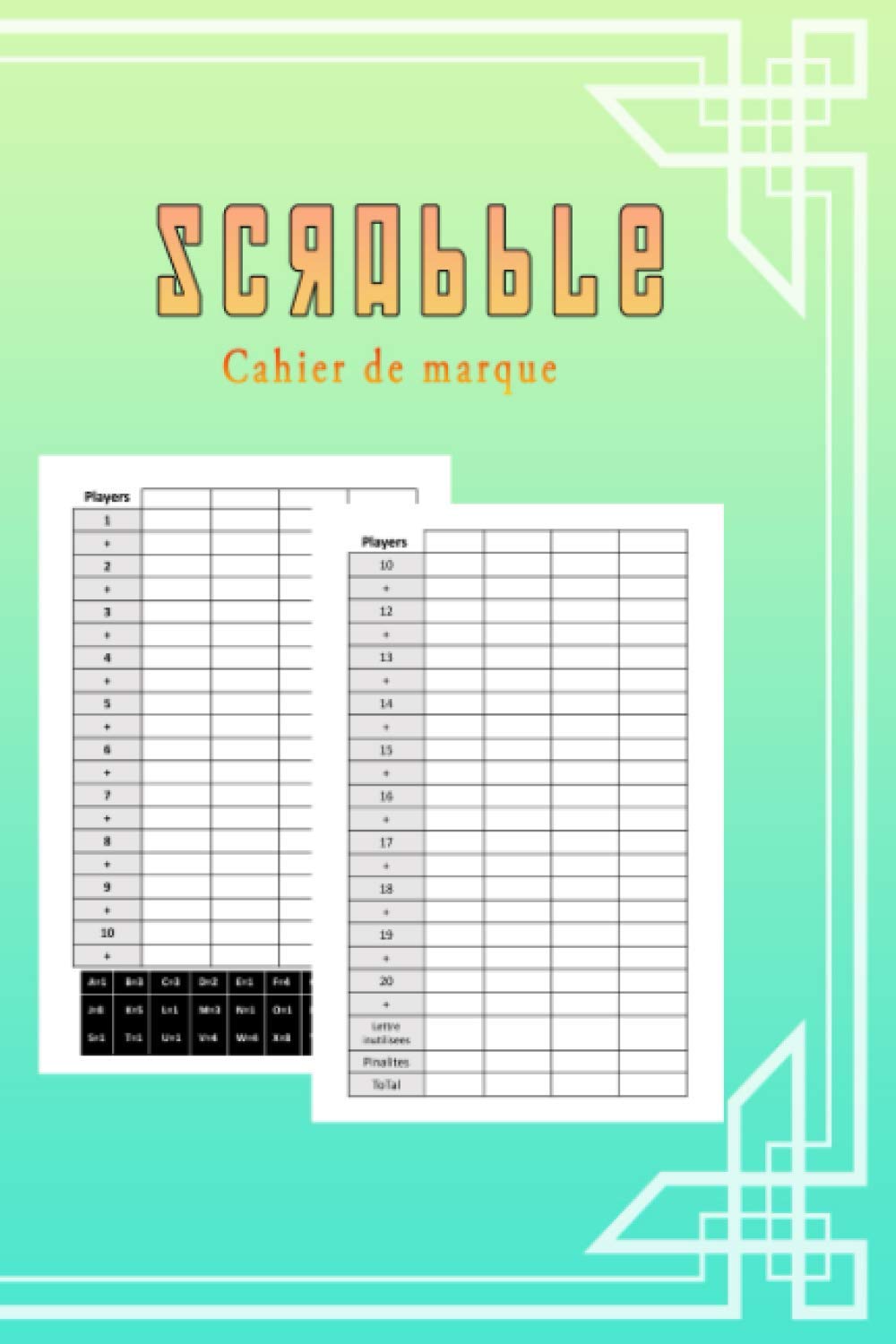 cahier de demarque