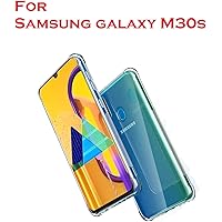 Bracevor Shockproof TPU Back Cover for SamsungGalaxy M30s - Transparent | Cushioned Edges | Flexible Clear Case