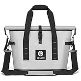 Vogano 40 Can Soft Cooler Bag - Insulated Leak-Proof Large Cooler Bag with Roll-Top Waterproof Seal | Portable Ice Chest for Camping, Beach, Travel, Picnics | 24HR Cold Retention